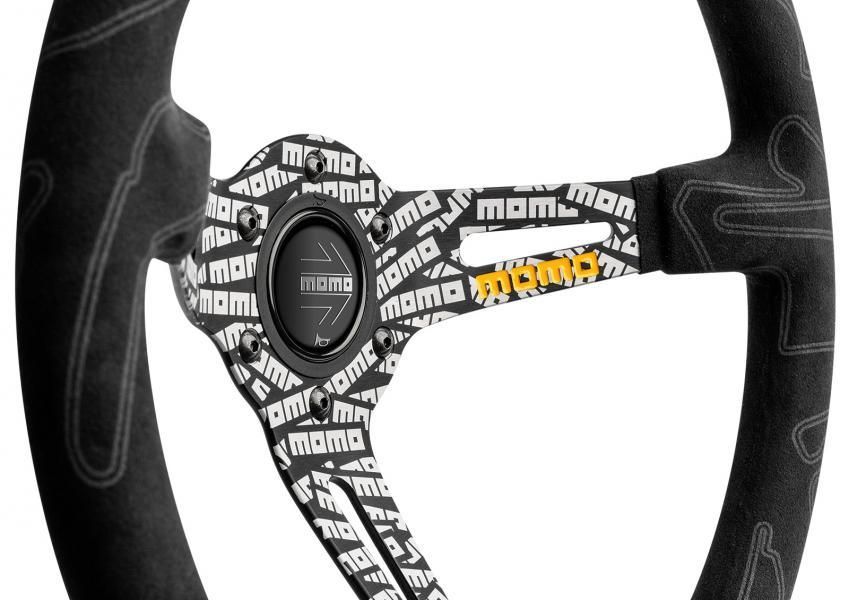 Momo Volante Ultra nero/giallo 350 mm
