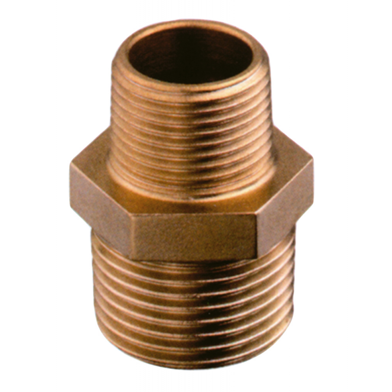 Guidi Manicotto Riduzione In Bronzo M-M Da1/2-3/8 245B 1/2-3/8