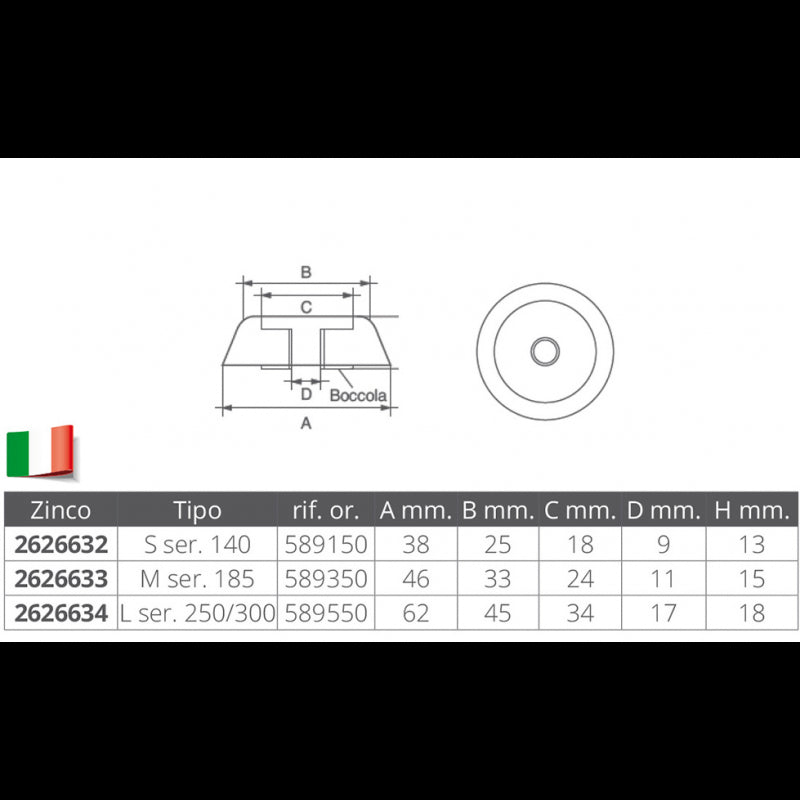 Tecnoseal Ogiva Lewmar 140S 01080