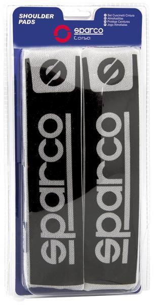 Sparco schwarze Sicherheitsgurtkissen