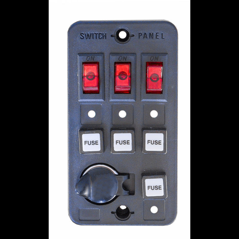 FNI Pannello Elettrico 3 Interruttori 10570