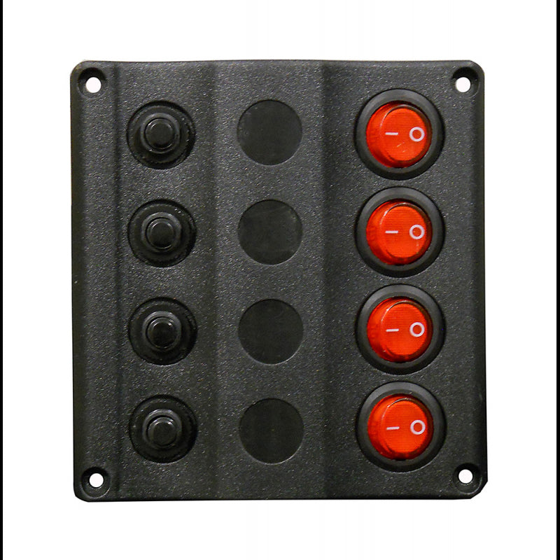 AAA 4-Switch Electrical Panel 10024-BK
