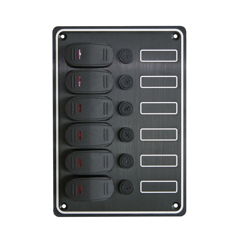 Panel eléctrico AAA de 6 interruptores 10067F