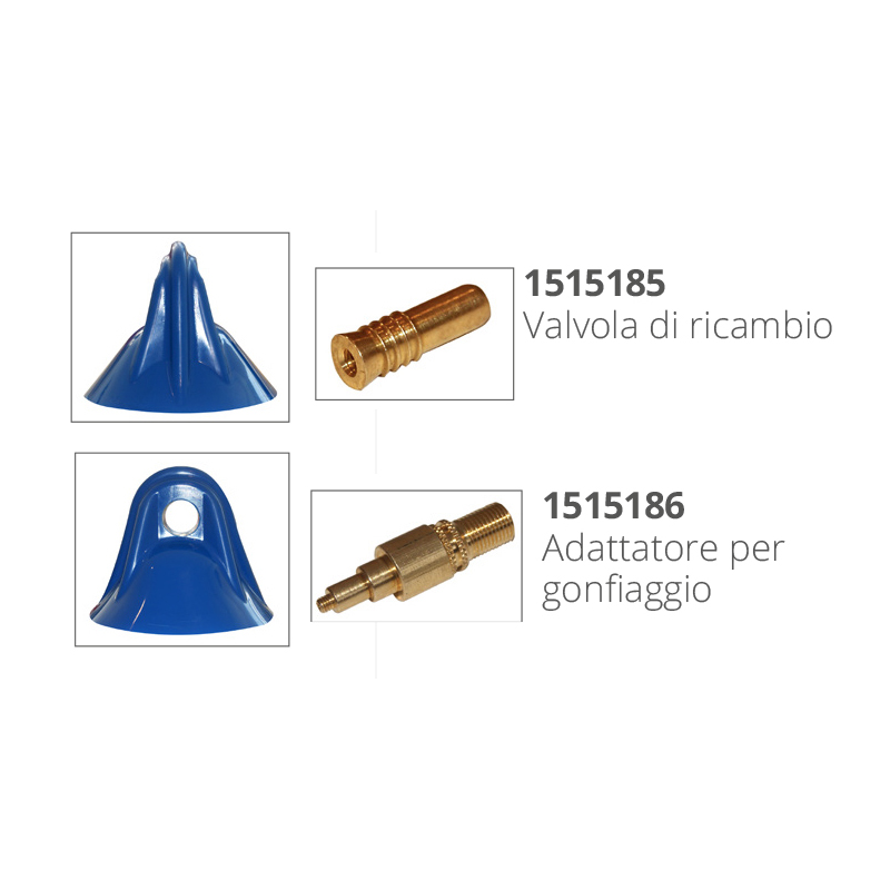 Guardabarros Majoni Plastics BV M1 Diámetro mm 120X450 208 BLANCO/AZUL