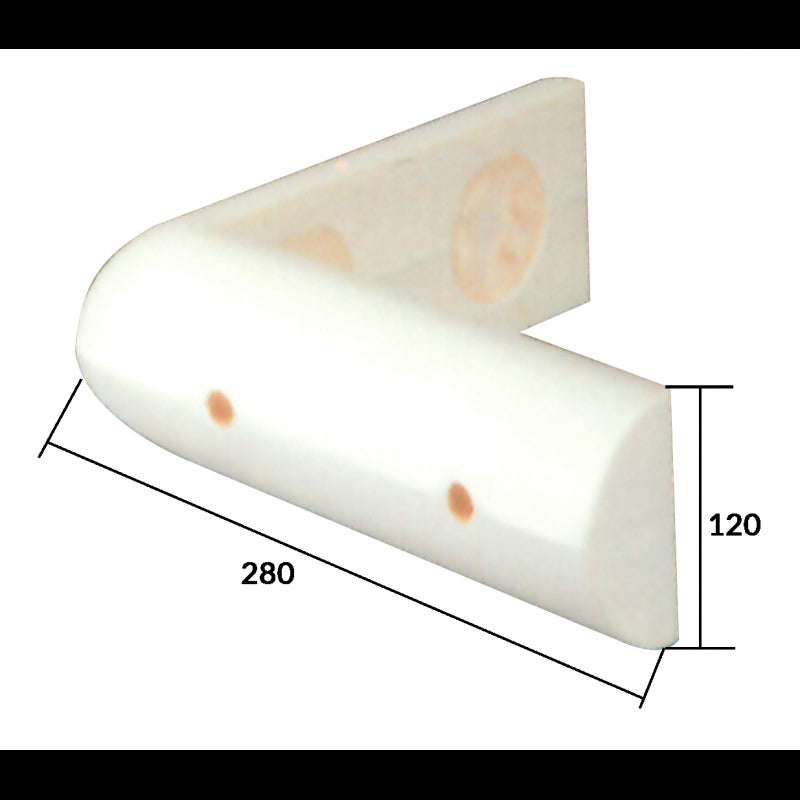 Bao Long Black Corner Fender Resistant to UV, Oil, Diesel and Chemicals BL-703 BLACK