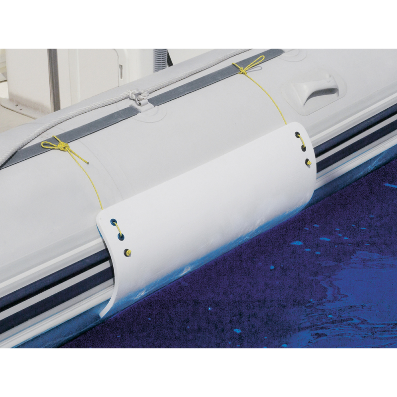 Guardabarros de nervadura blanca 350x800x12 mm 55796 Plastimo