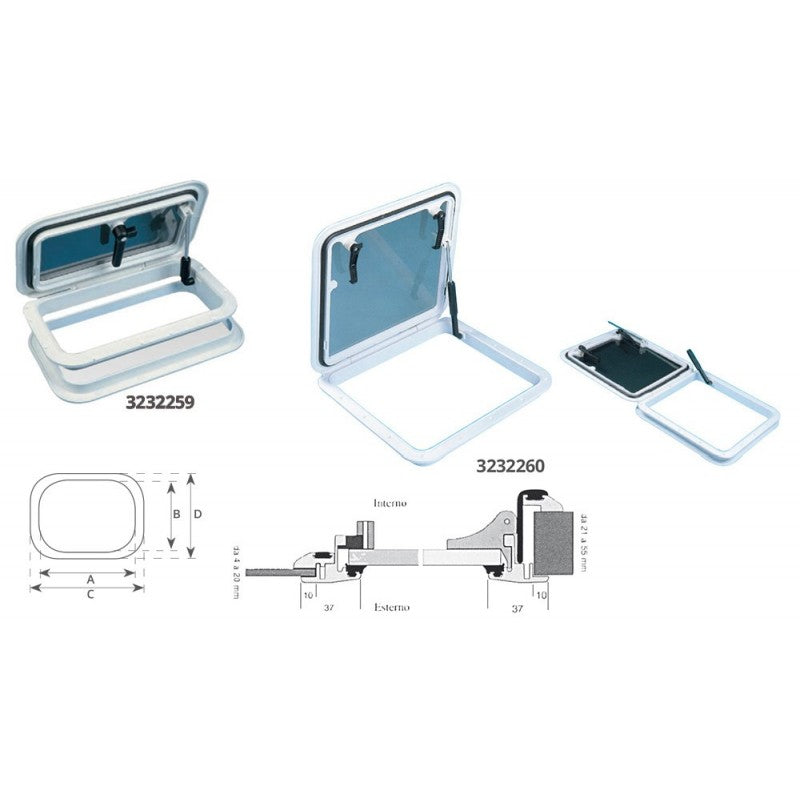 Nuova Rade Passo Uomo Plastica mm 448X268 47079