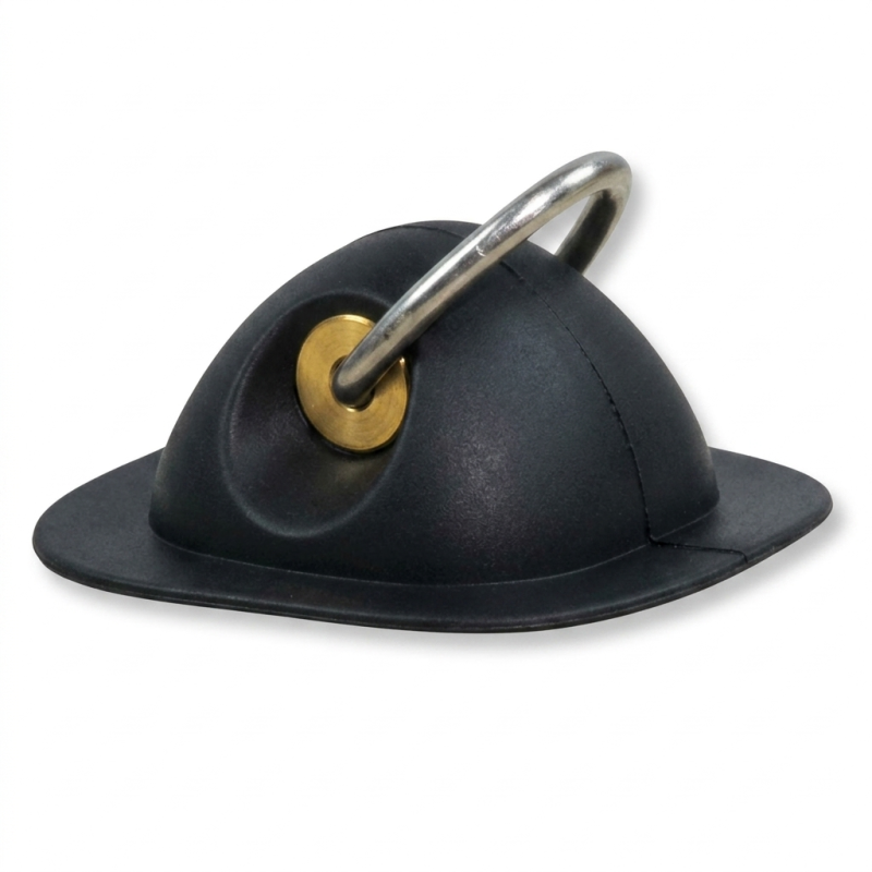 Ceredi Giovanni Piastra con Anello Nera Per Tubolare Gommone 9004 NERO