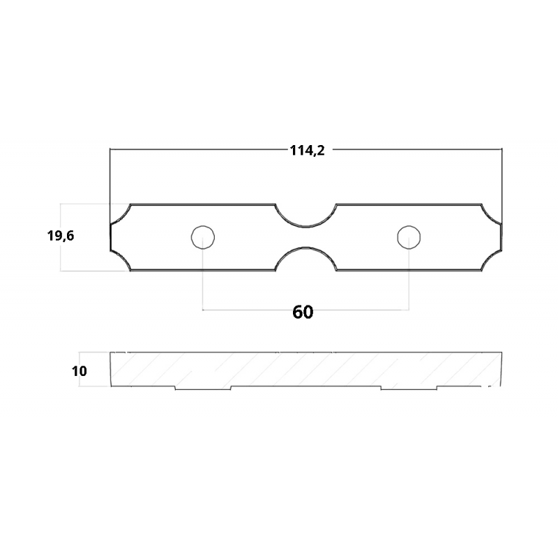 Placa Tecnoseal para motores de 300-350 HP 01176