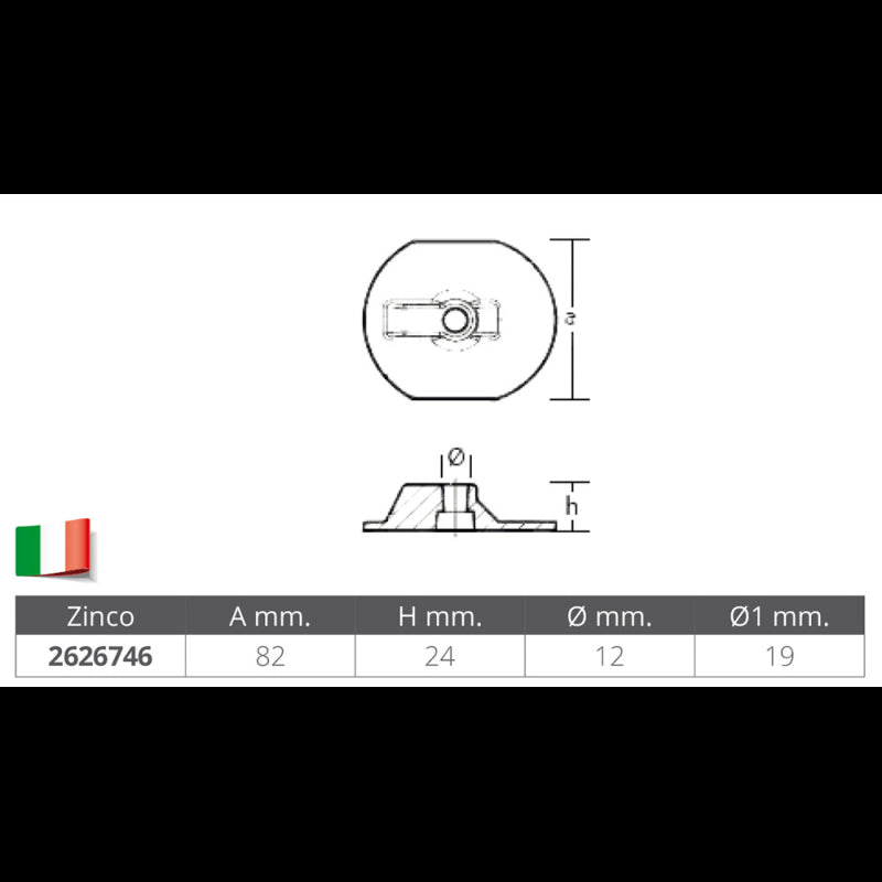 Tecnoseal Piastra Motori Yanmar 01391-1