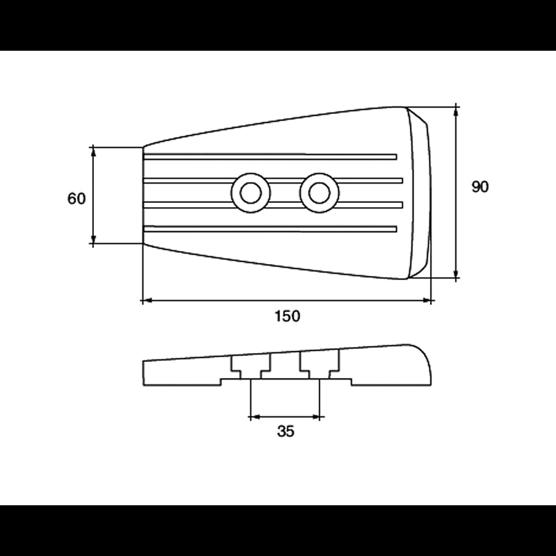 Tecnoseal Stern Drive Plate Left-A/Dps-A 00733BIS