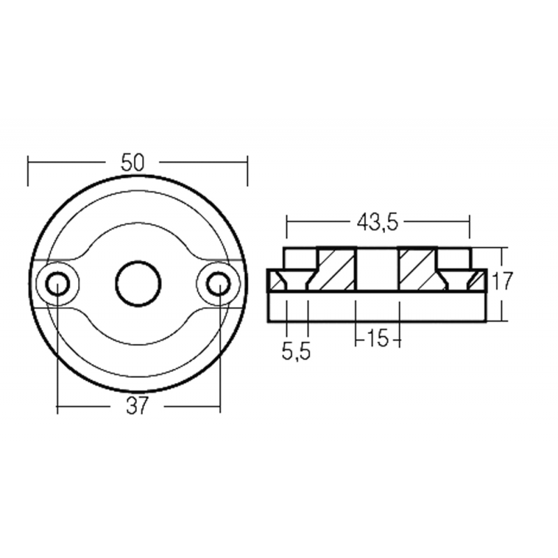 Tecnoseal Rondella Vetus 35/55 03506