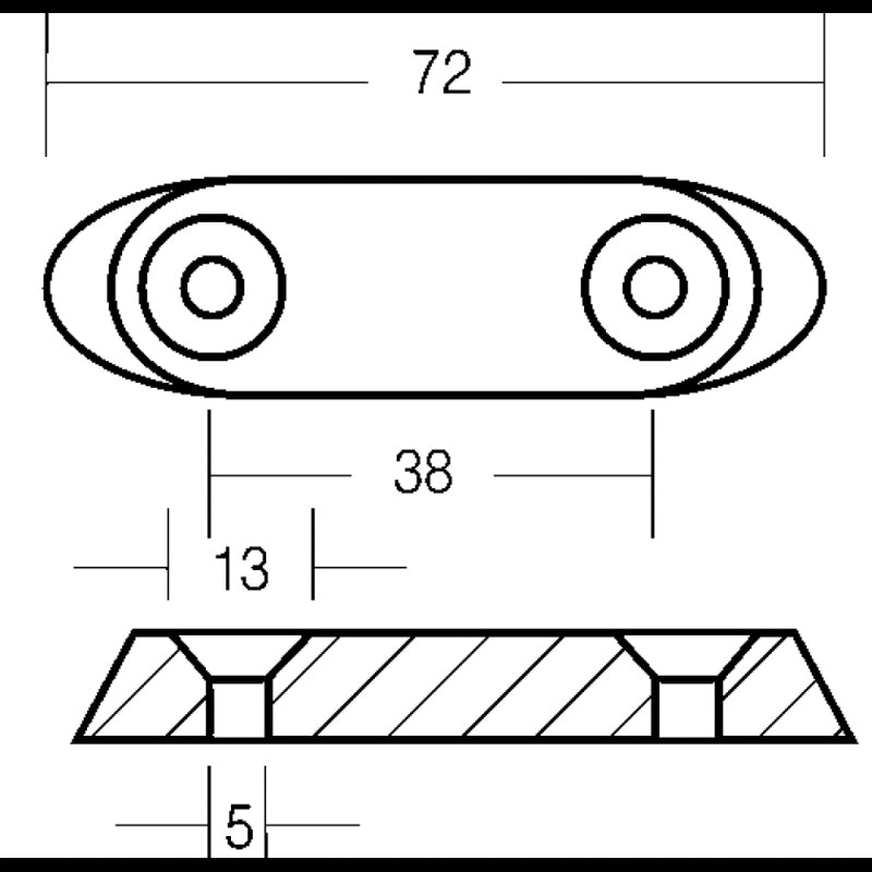 Enrico Polipodio Platte 2-4-6-8 PS 01208 Suzuki Anoden