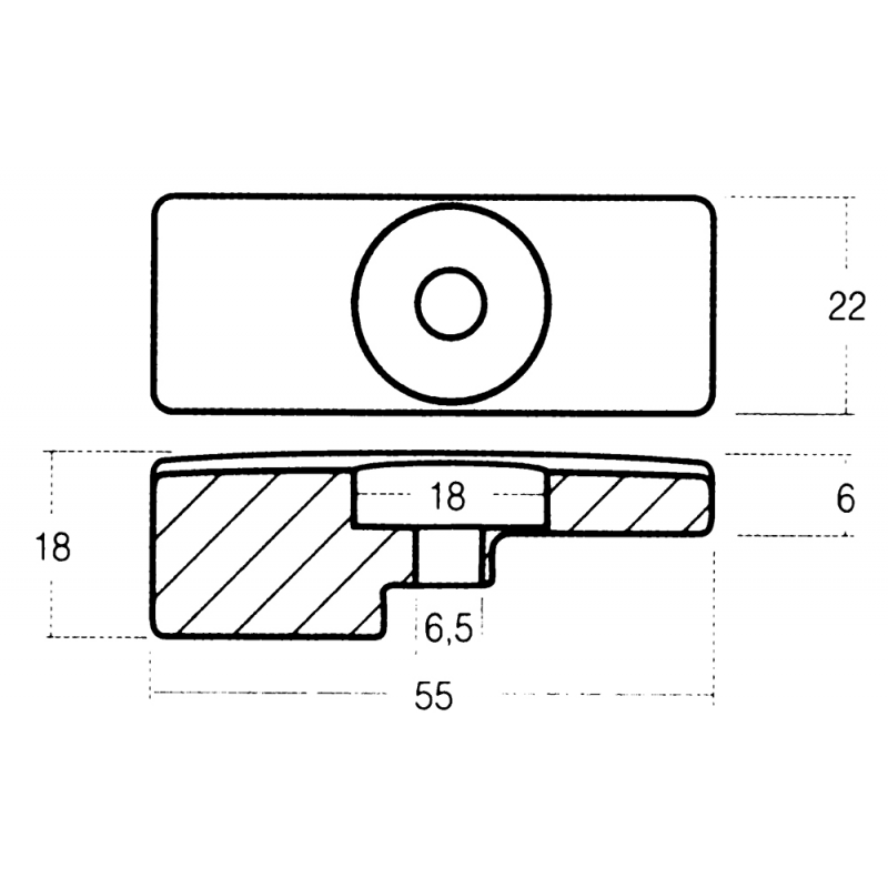 Tecnoseal Piastrina Zn 90-115 Hp Df115-140 01212