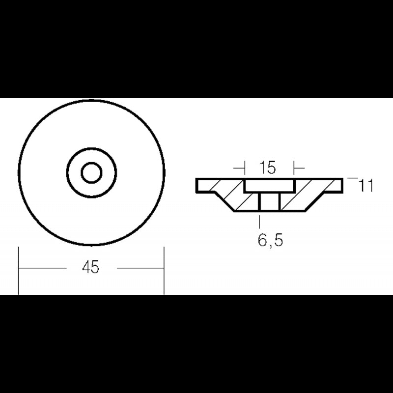 Enrico Polipodio Yamaha Platte 01106 Yamaha Anoden - Mariner
