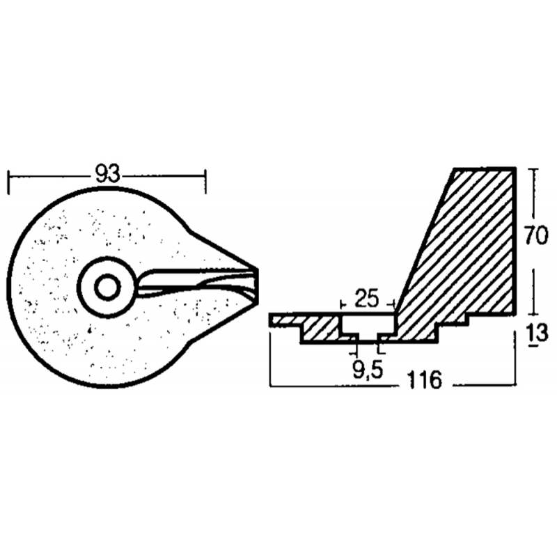 Tecnoseal Pinna In Zinco 00829