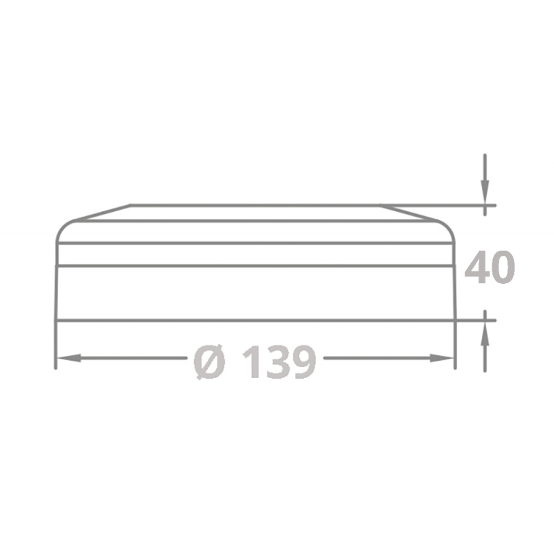 A.A.A. Plafoniera a 16 Led 12 Volt 00546-WH