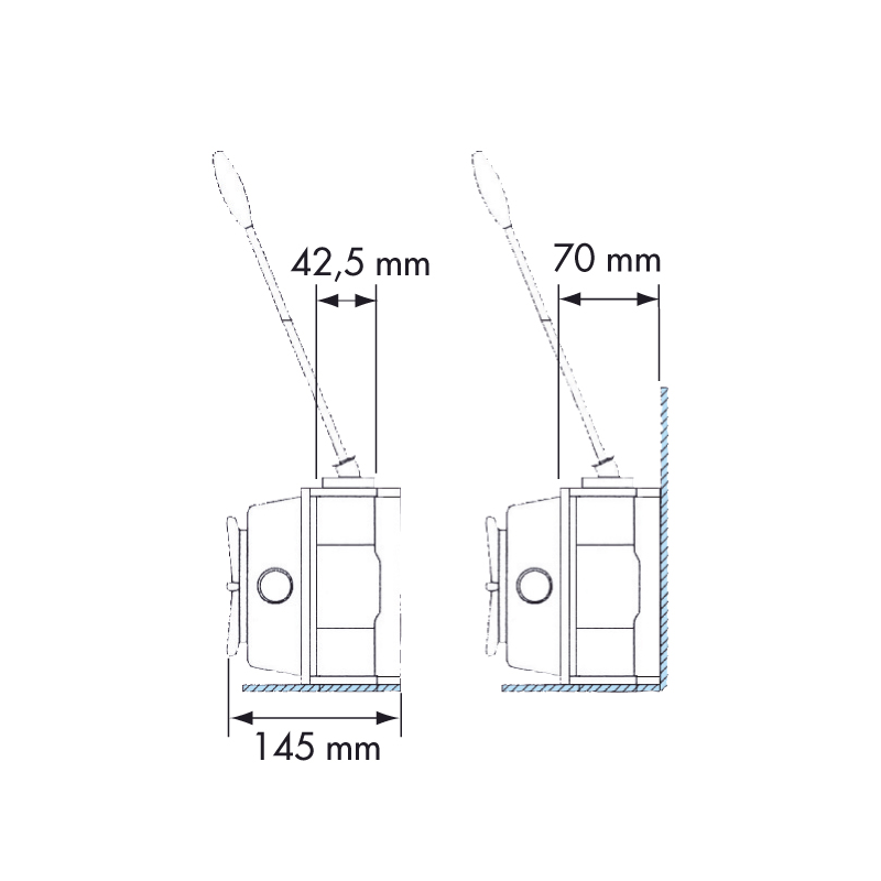 Bomba manual de simple efecto Plastimo 11722