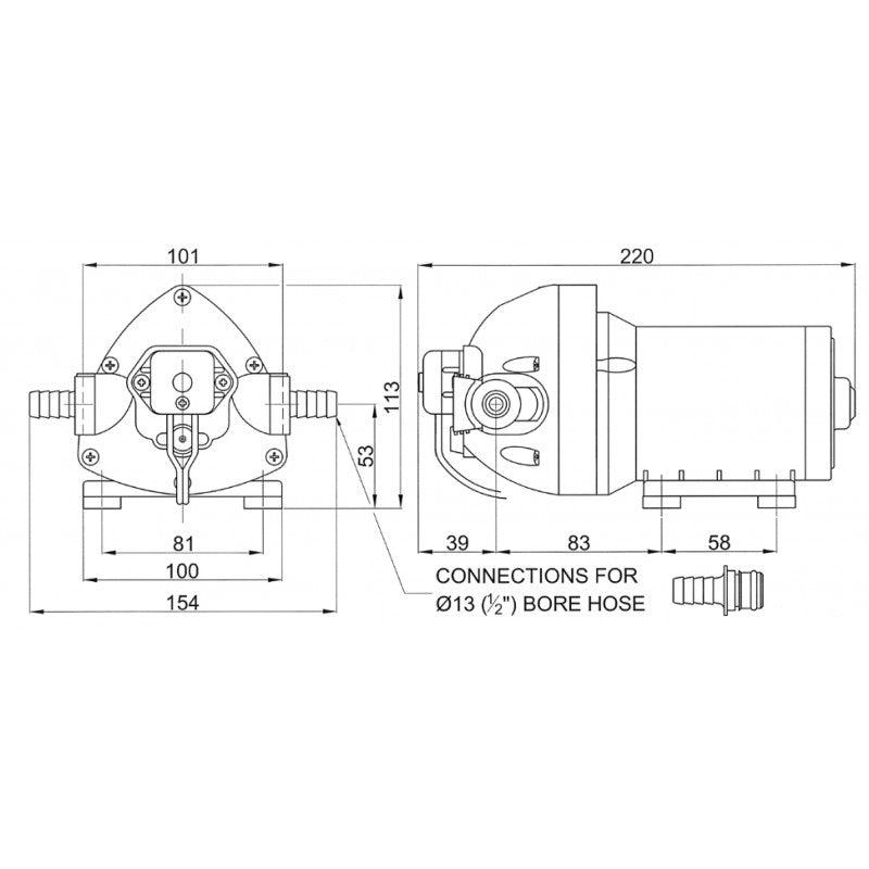 Pompa Autoclave Triplex Hi Flow