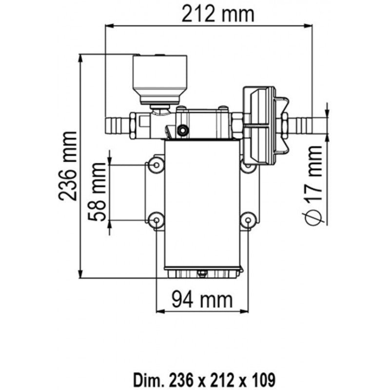 Autoklavenpumpe UP6/e 12 V.