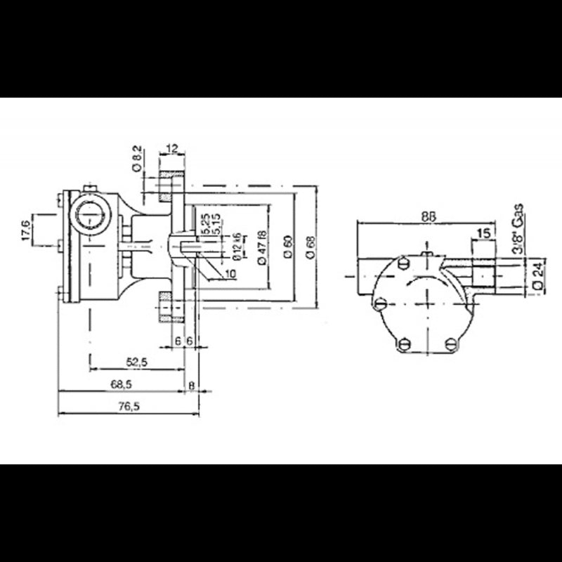 Ancor Pompa Autoadescante St138 2026 girante raffreddamento motore