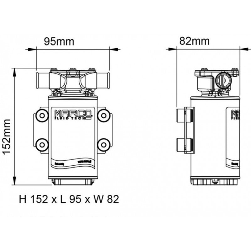 Marco Pompa Up1-J 12 Volt 162 004 12