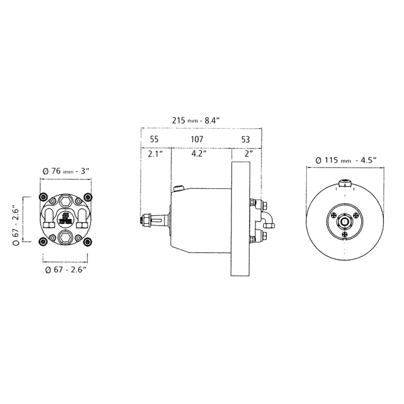 Pompa Up25f Montaggio Frontale