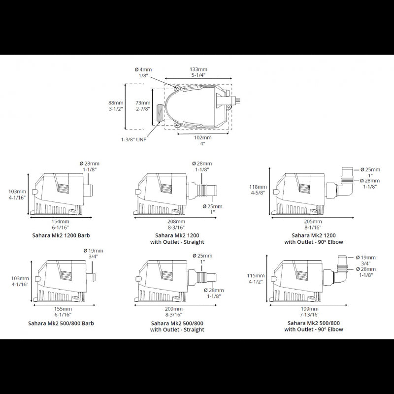 Attwood Pompa Sentina Sahara Mk2 S800 12 Volt ATT-5508-7