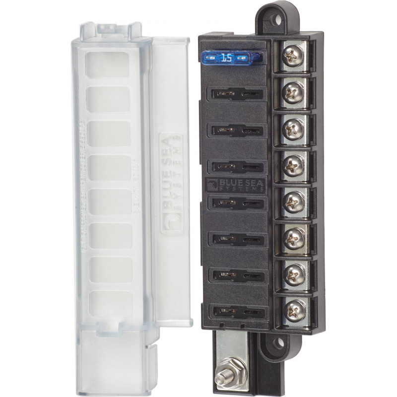 Portafusibles de 4 vías Blue Sea St Blade 5045-BSS