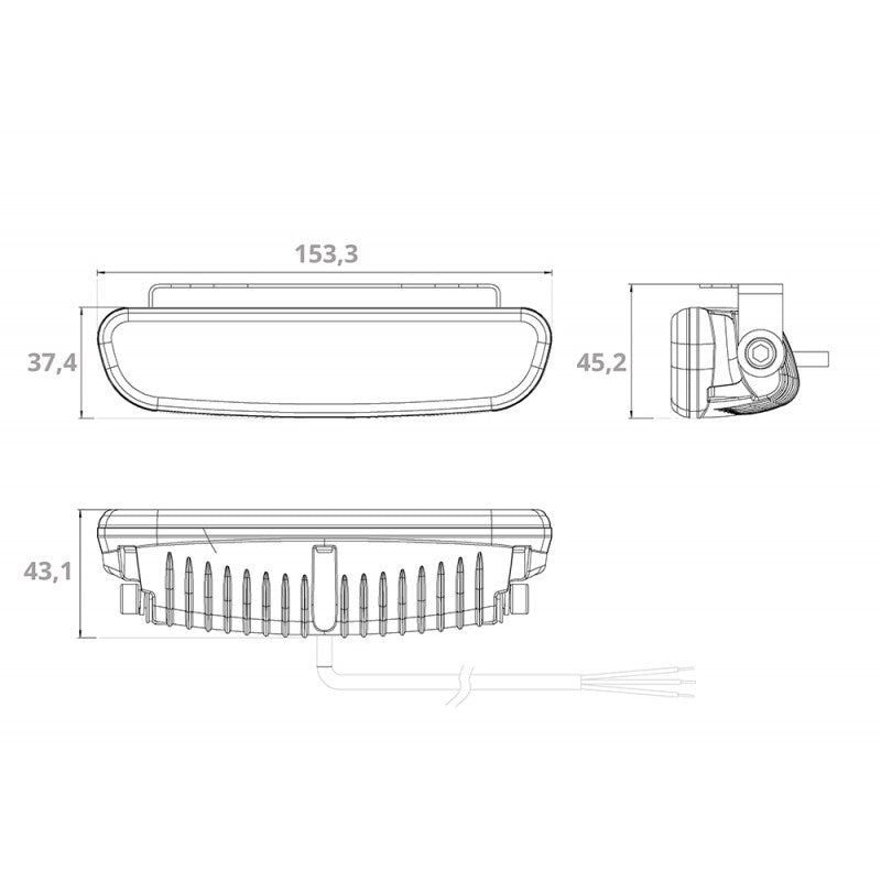 AAA 6 LED-Projektor 01619-WH