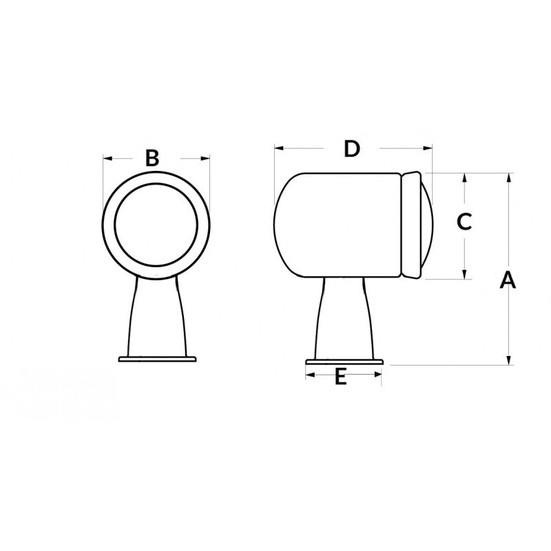 Matromarine Nautica Projektor in ABS 7200000012