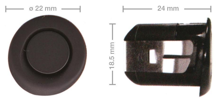 Steelmate Kit 4 hintere Parksensoren mit Summer