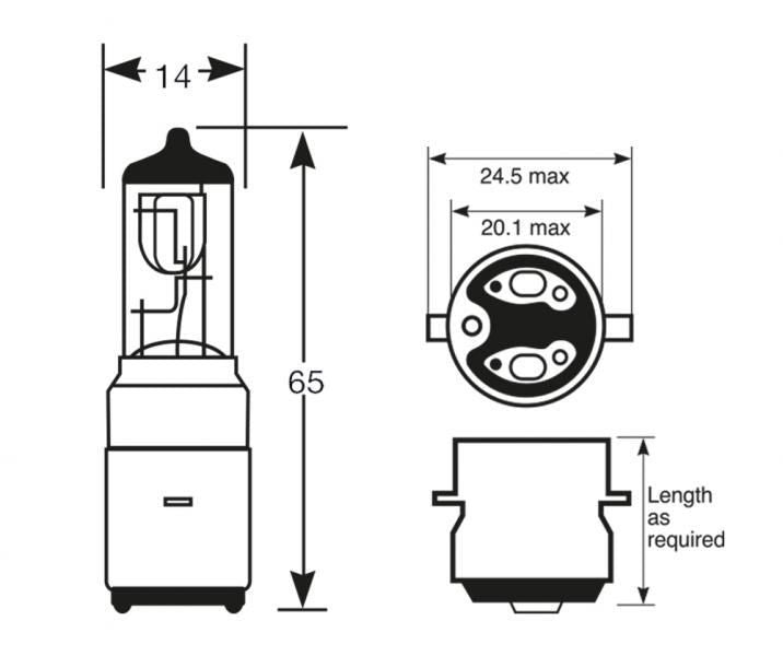 Ring Lampadina 12V 35/35W S2