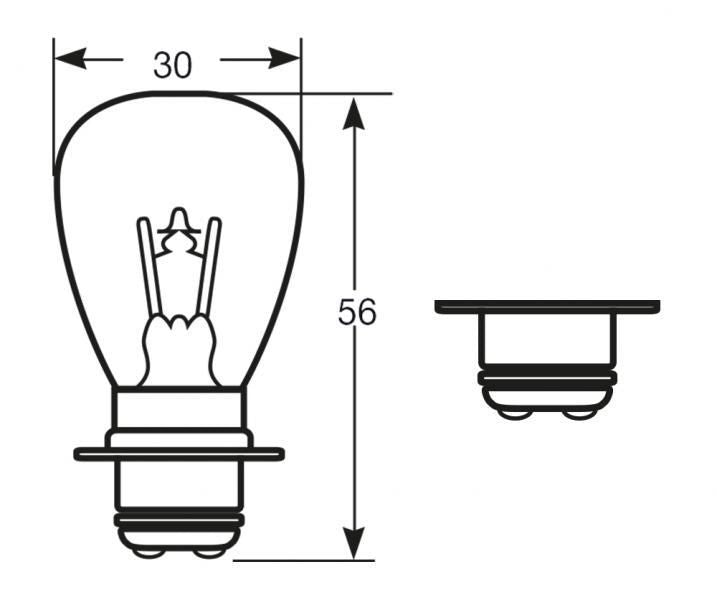 Bombilla de luz de anillo 12V 45/40W