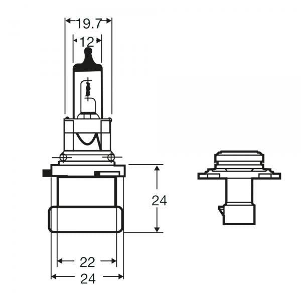 Ring Lampadina 12V 51W HB4A