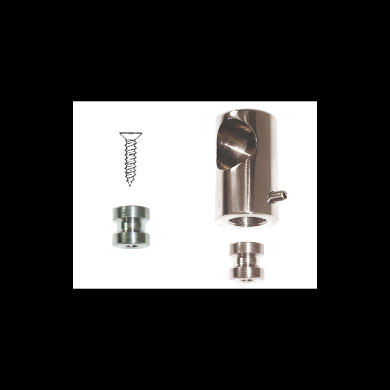 FNI Zentral Edelstahl Durchmesser mm 25 CENTR. 25 mit STÜTZE