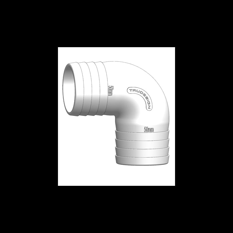 Trudesign 90-Grad-Doppelverschraubung, Durchmesser 19 mm, TRU90701