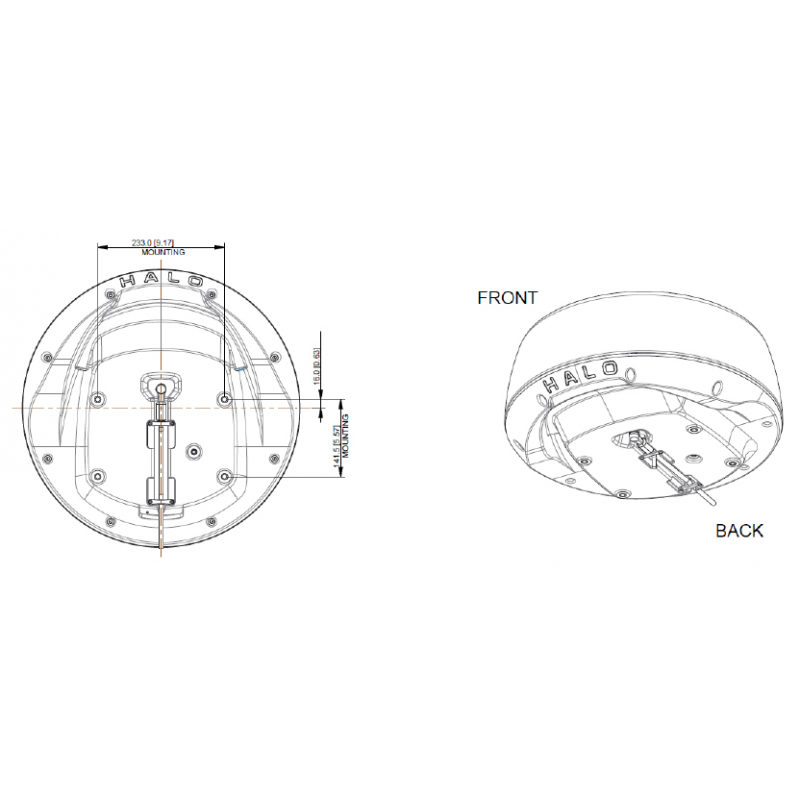Simrad Strumentazione Radar Halo 20 e 000-14536-001