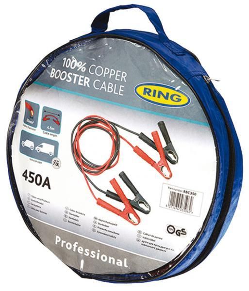 Ring Battery Cables for Vehicles up to 7.0 L