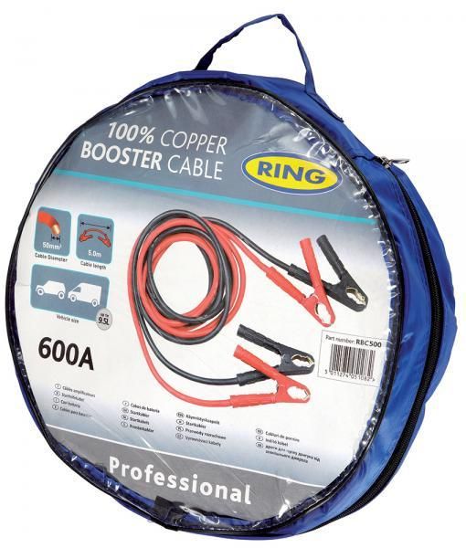 Ring Battery Cables for Vehicles up to 9.5 L
