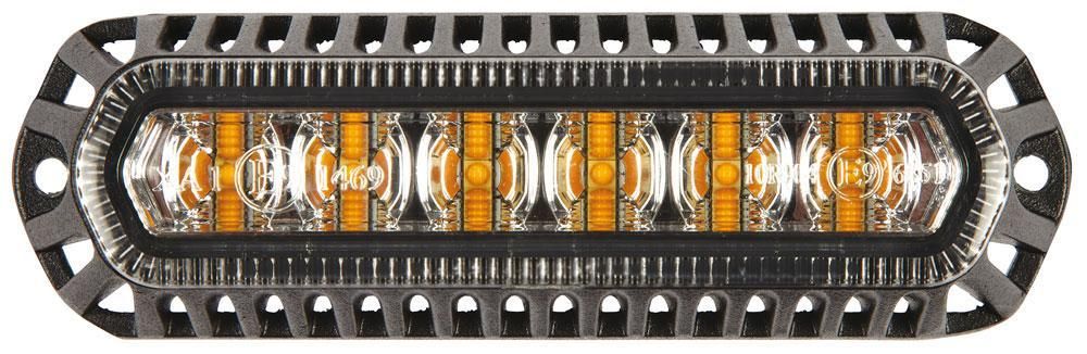 Luz estroboscópica LED naranja de 12/24 V, homologada por Ring