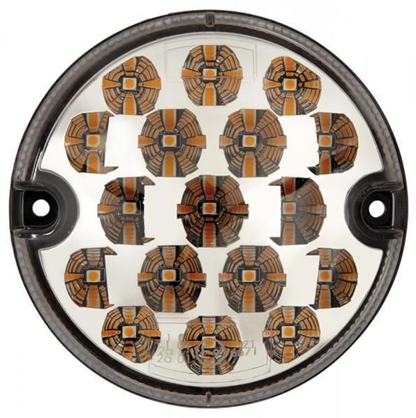 Ring Fanale a led 12-24V 95 mm frecce trasparente