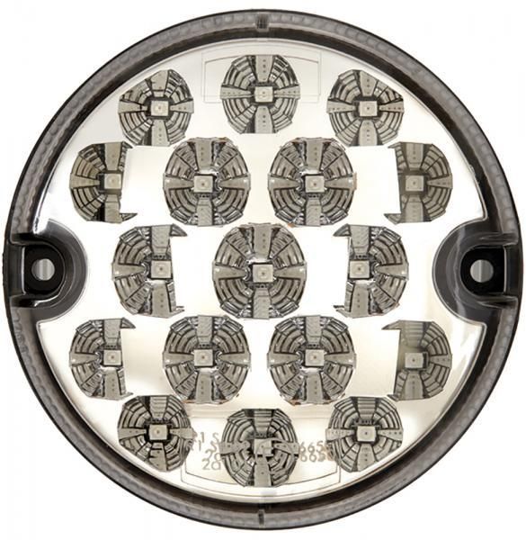 Ring Fanale a led 12-24V 95 mm retronebbia trasparente