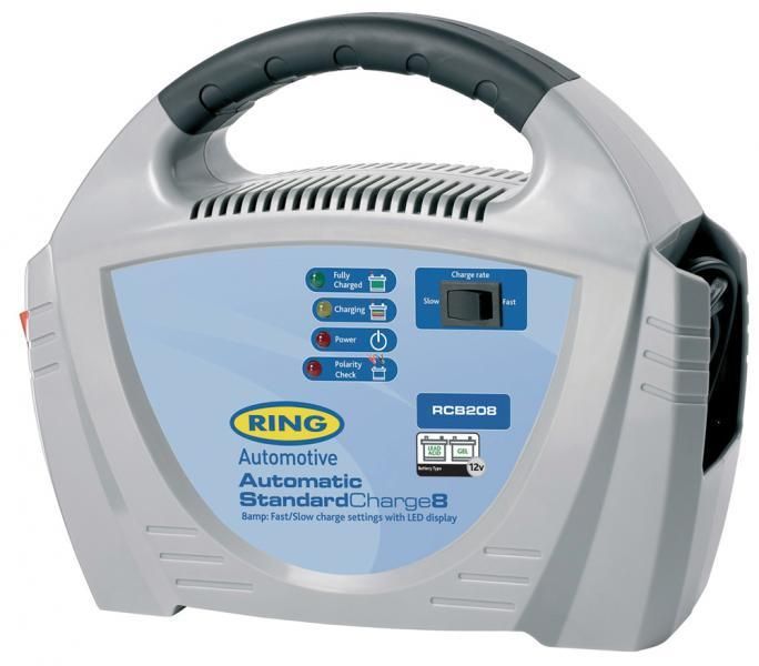 Cargador de batería portátil Ring DIY de 12 V y 8 amperios