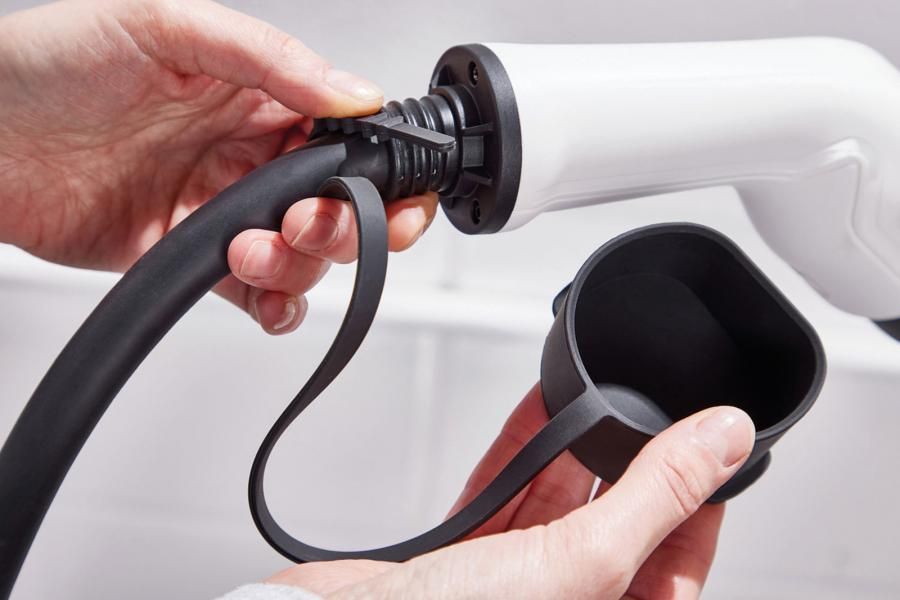 Ring Protective Cap for Electric Car Cable Connector (Type 1)