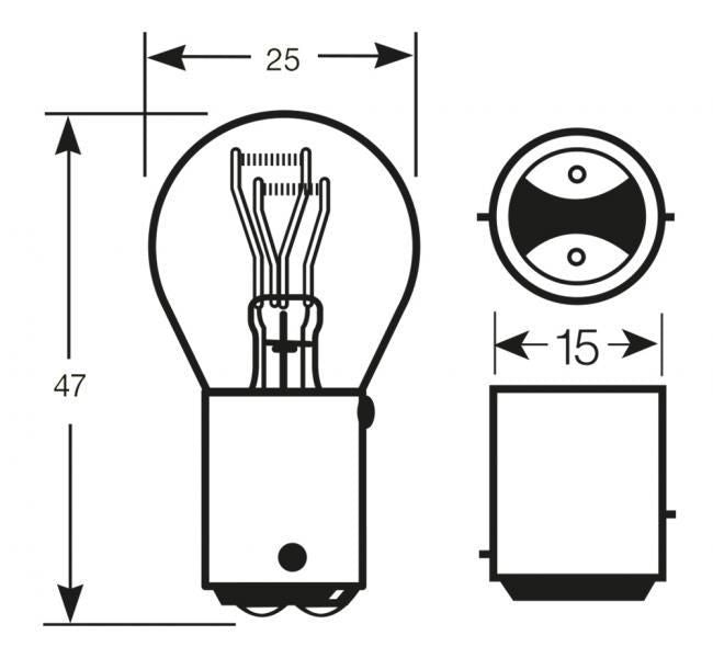 Ring Lampadine 12V 21/5W P21/4W