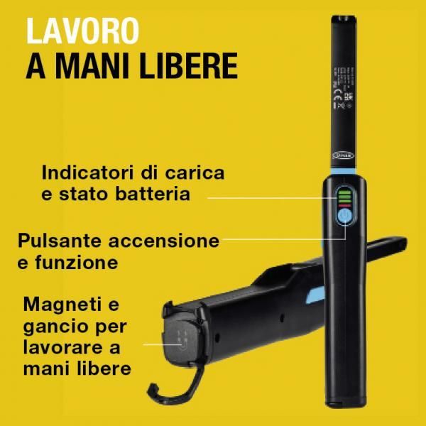 Ring Lampada da ispezione professionale a led Magflex Slim 500