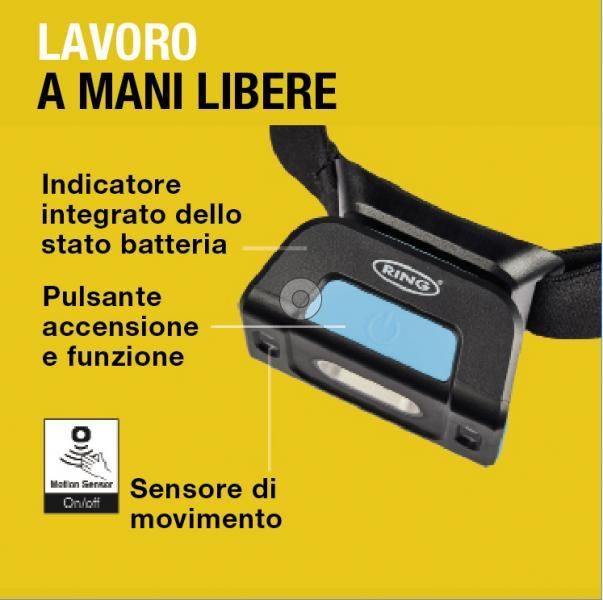 Linterna frontal Ring Magflex 250