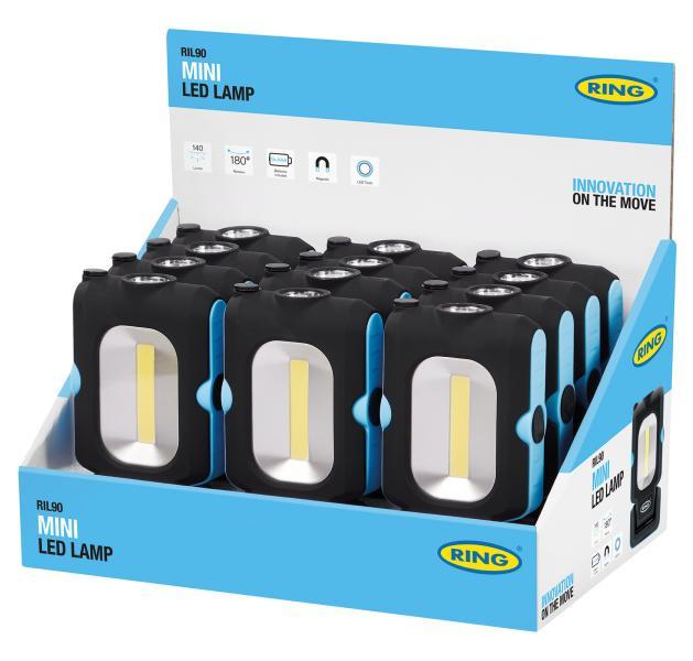 Ring Mini lampada led con torcia