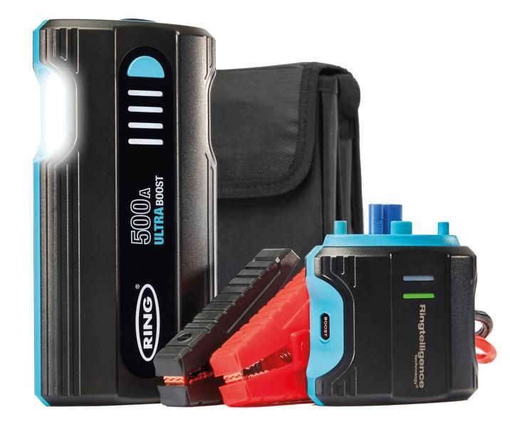 Arrancador de litio Ring Ring Ultra Boost de 12 V y 500 Ah